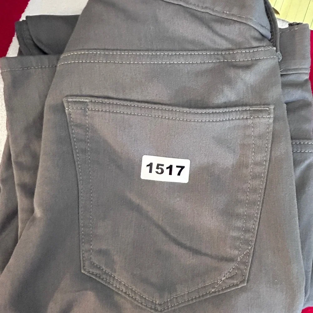 Banana Republic Traveler Pants Mens 30x32 Slim‎ Fit Gray 5-Pocket Stretch Chino